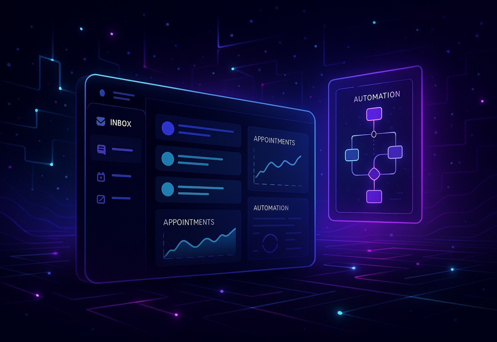 Unified inbox and workflow automation dashboard